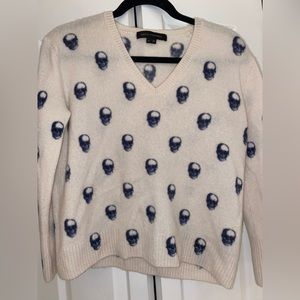 Cashmere skull sweater